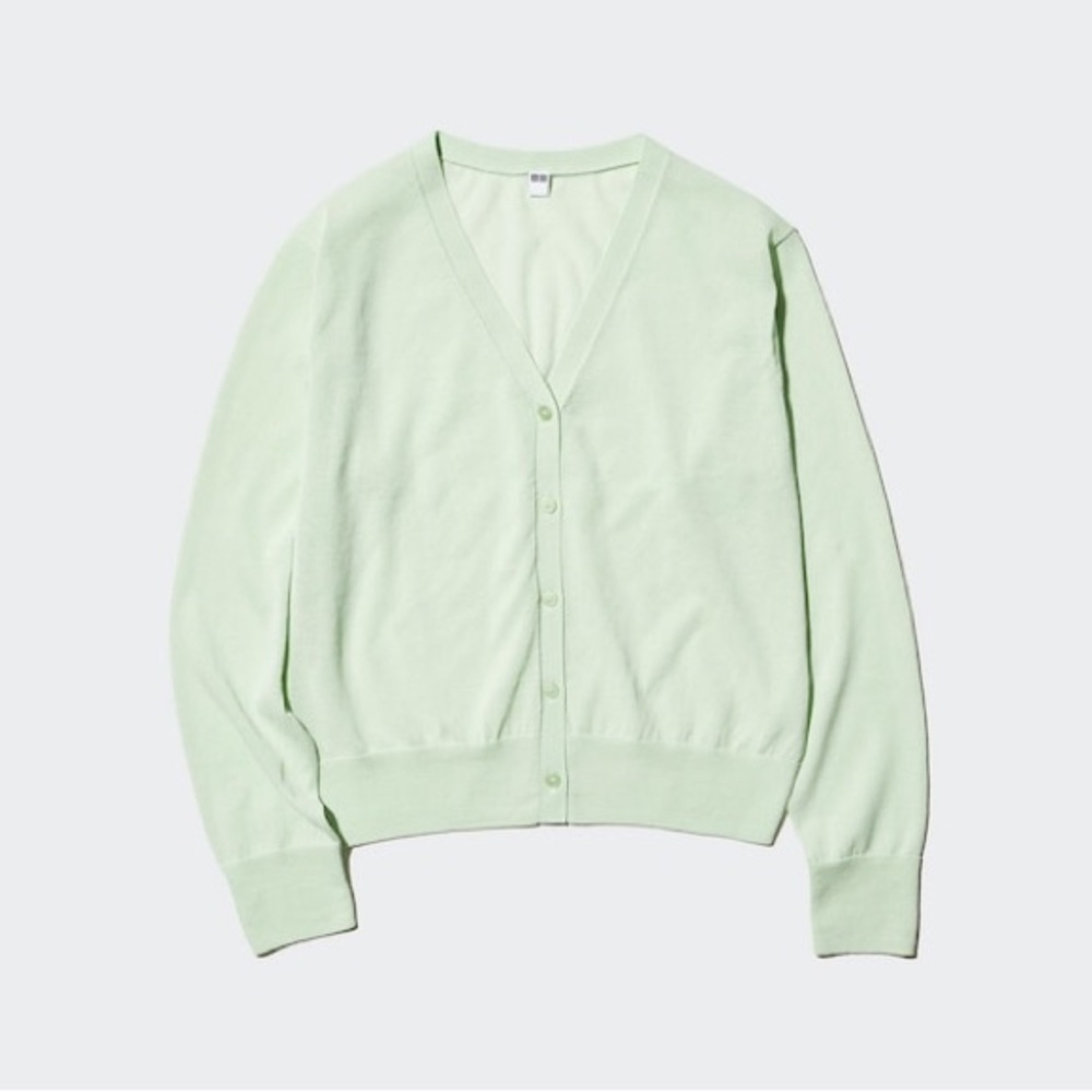 Uniqlo Light Green Women's Cardigan